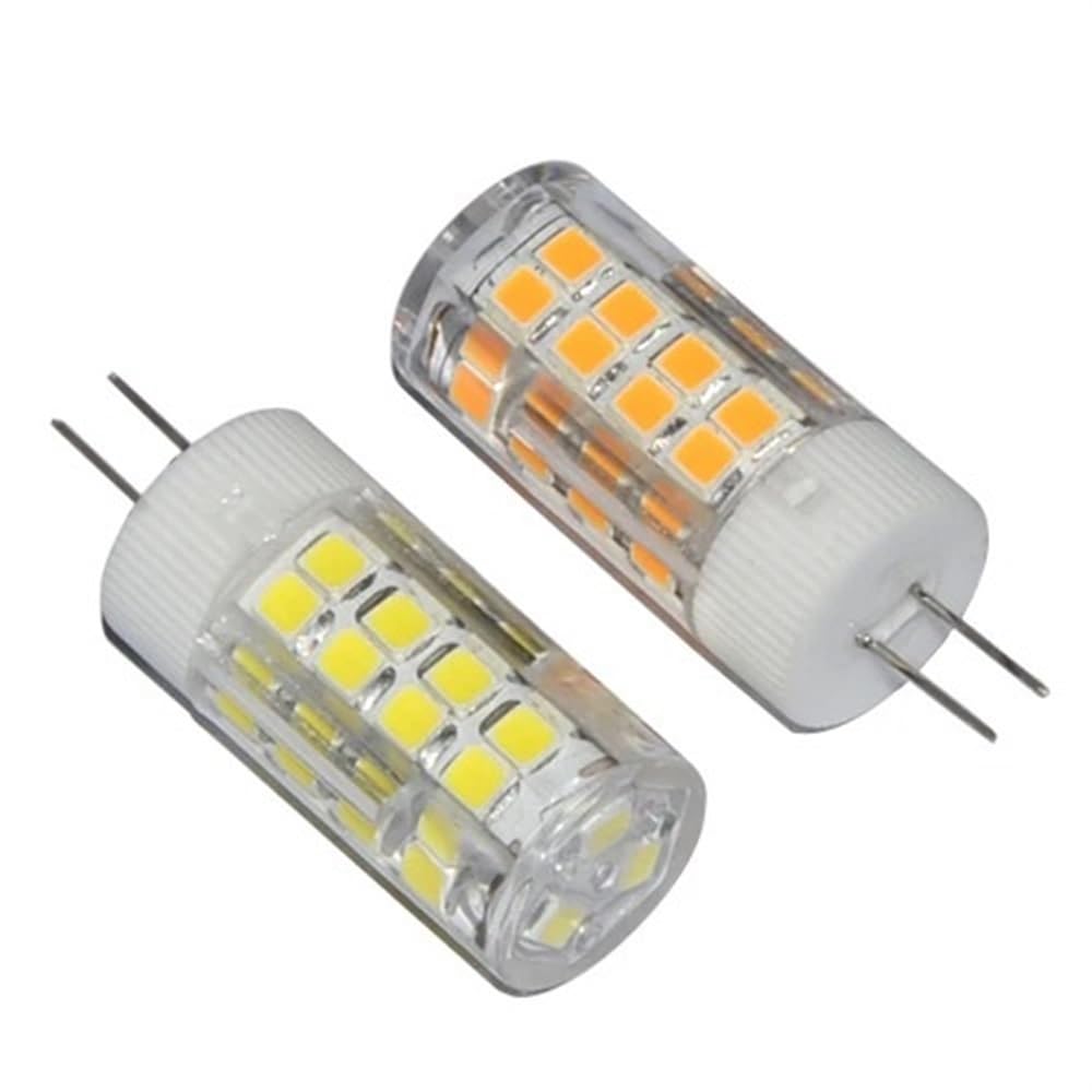 NXCVBNKZJ KJXP Lighting, Pack of 5, Mini LED Corn Bulb AC220V 5W 2835SMD 51Leds Crystal Chandelier Spot Lights Bulb(Warm White)