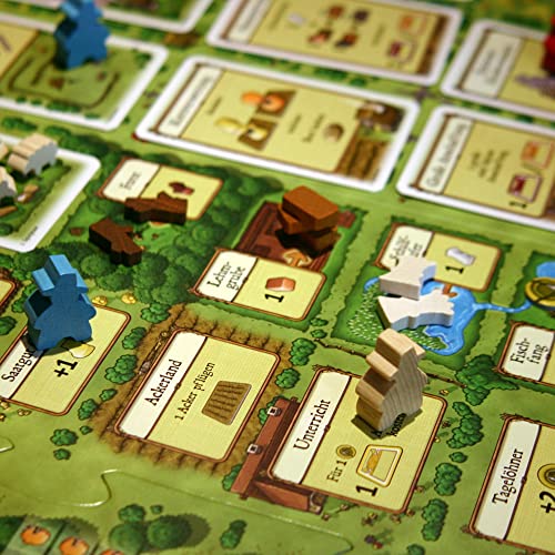 lookout games agricola revised edition - build farm and prosper in central europe strategy game farming game for kids amp adults ages 12 1-4 players 90 minute playtime