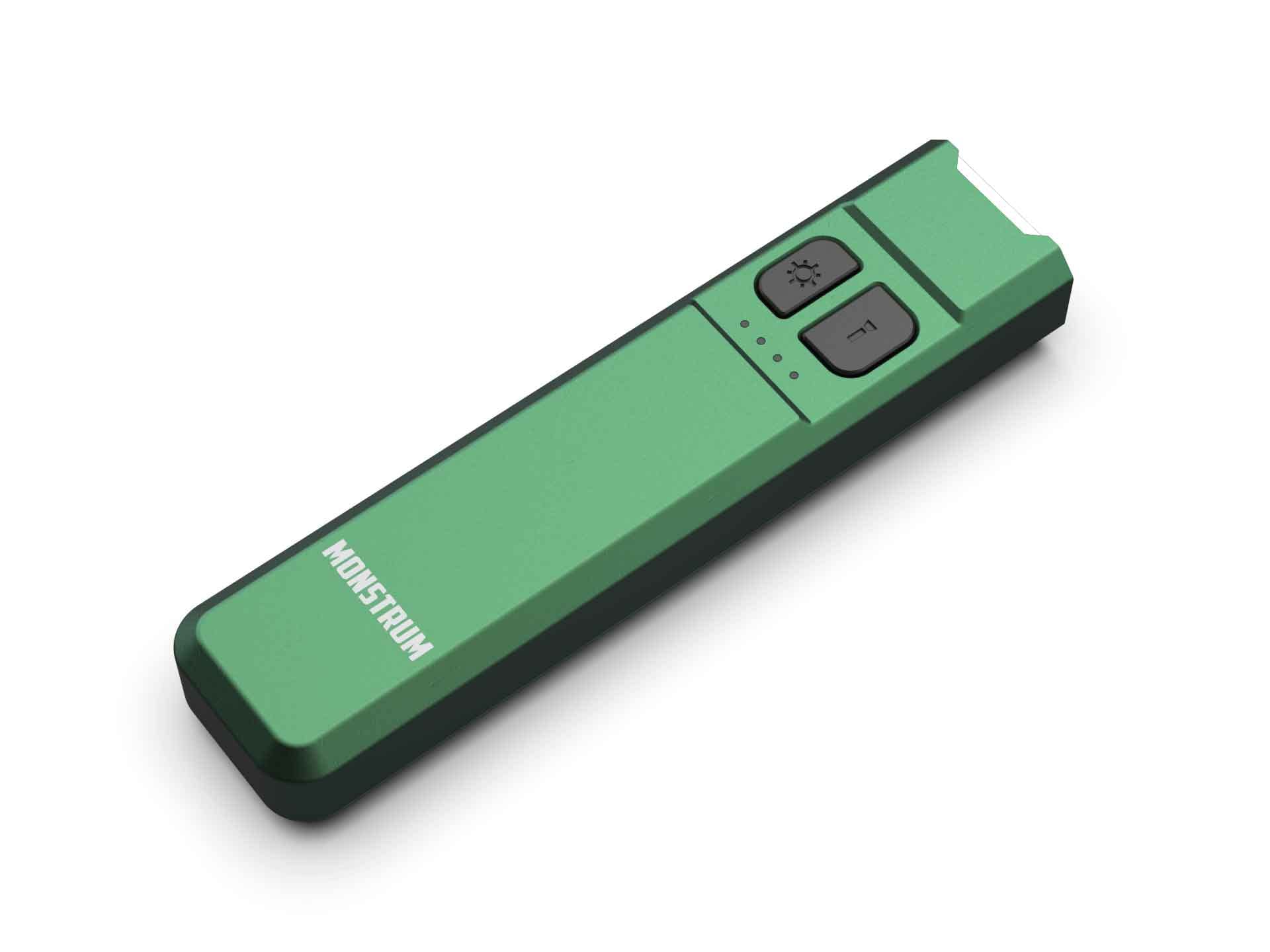 Monstrum Tracer 1000 Lumens Ultra-Slim EDC Flashlight | Forest Green | Green