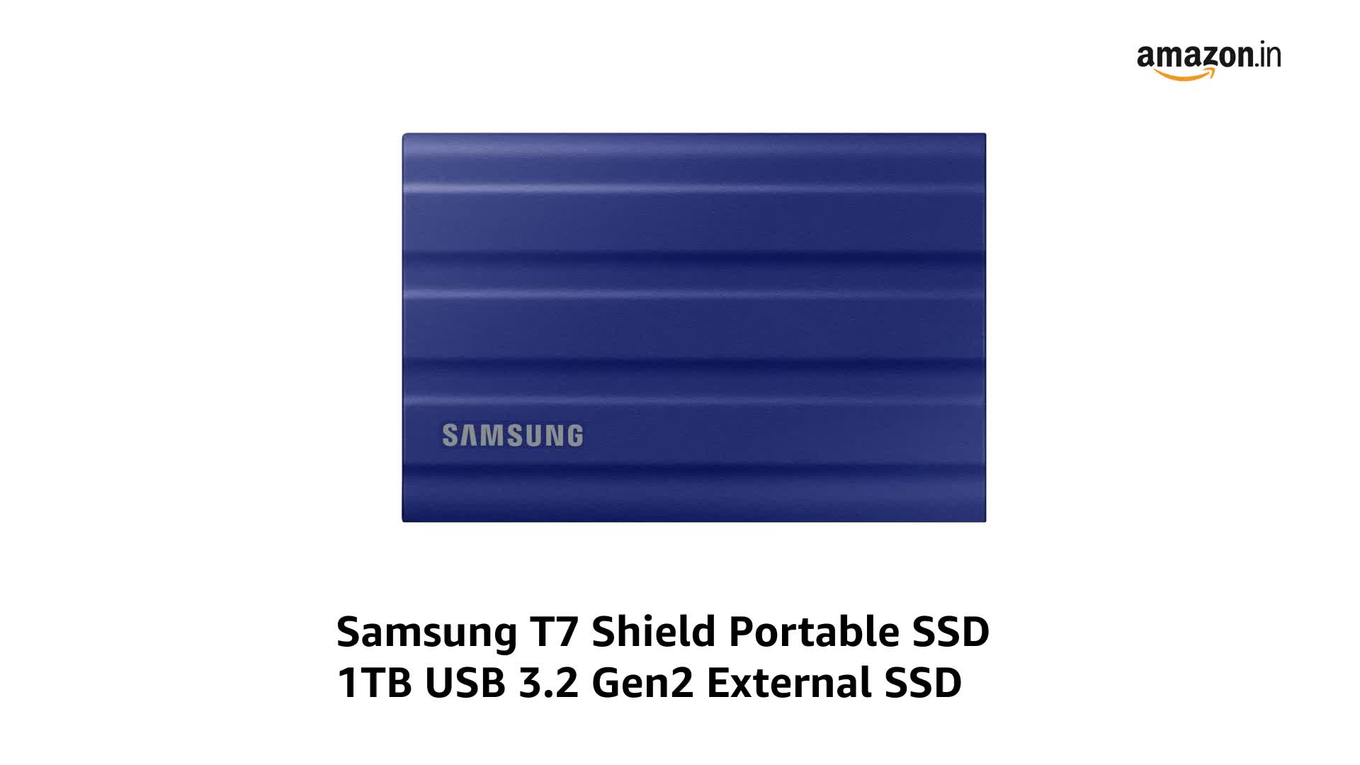 Samsung T7 Shield Portable SSD 1TB