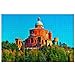 Puzzles Italie Sanctuaire San Luca Bologne Puzzle 1000 pièces pour Adultes et Famille Souvenir de Voyage en Bois 30x20 Pouces