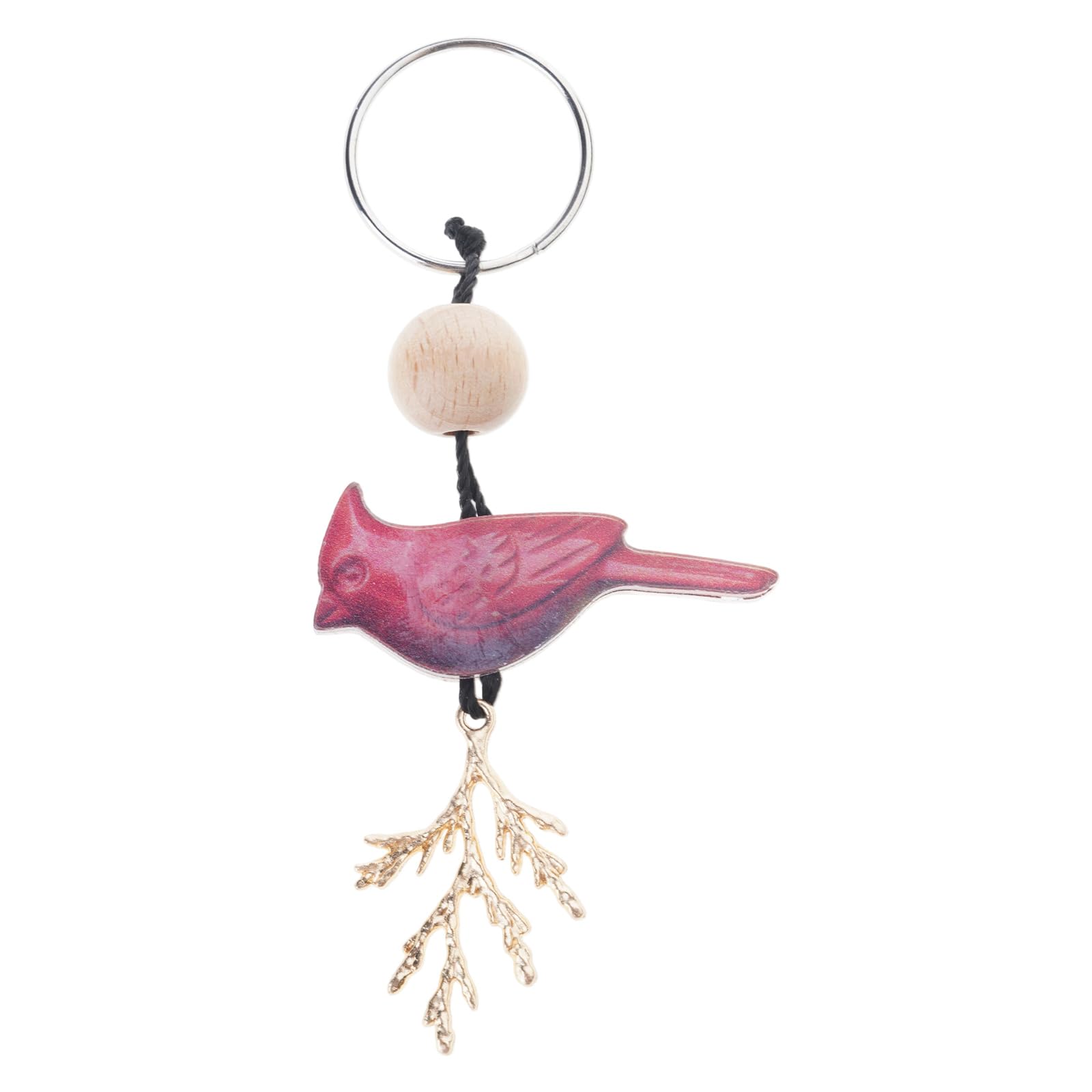 LUCKGONI Amazonite Bird Keychain,Natrual Crystal Bird Keychains Car Bag Charm for Women Men Rear View Mirrour Accessories