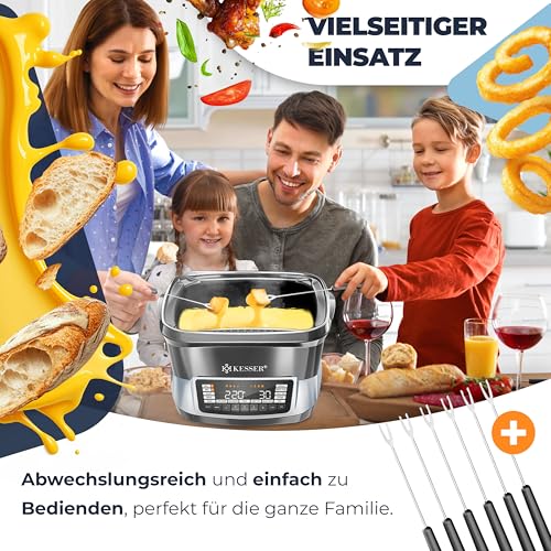 KESSER® Multikocher Küchengerät 8L & 16 Programme - Grillen, Backen, Schmoren, Dampfgaren mit Vorheiz- & Warmhaltefunktion, Schnellkochkopf, Heißluftfritteuse, Reiskocher, Slow Cooker, Joghurtbereiter 9 KESSER® Multikocher Küchengerät 8L & 16 Programme - Grillen, Backen, Schmoren, Dampfgaren mit Vorheiz- & Warmhaltefunktion, Schnellkochkopf, Heißluftfritteuse, Reiskocher, Slow Cooker, Joghurtbereiter