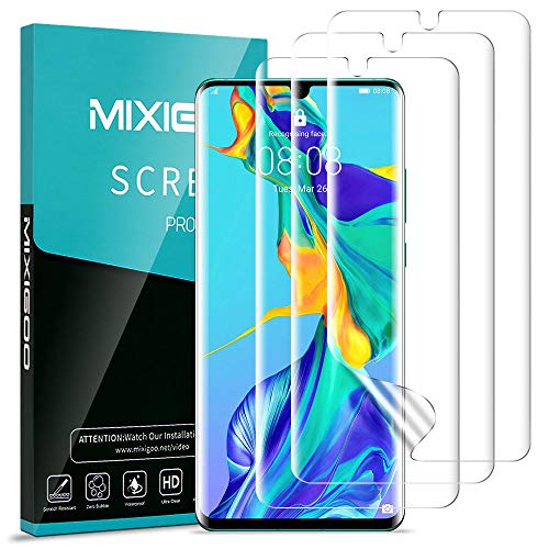 mixigoo Protector de Pantalla para Huawei P30 Pro,[3 Packs] Protector de Película Huawei P30 Pro Película Protectora de TPU [Cobertura Completa] [no Vidrio Templado] Screen Protector Huawei P30 Pro