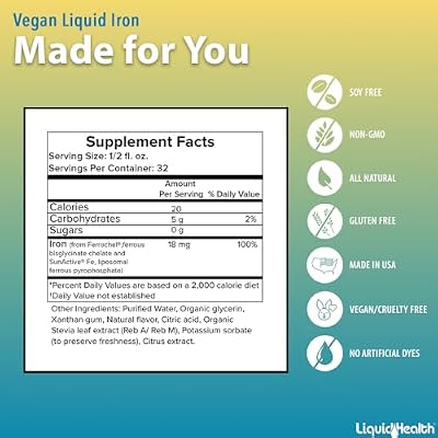 LIQUIDHEALTH Prenatal Baby Booster Pregnancy Vitamin Bundle - Vegan Women's Prenatal/Postnatal Multivitamin with SunActive & Ferrochel Iron, Folate, Whole Foods - Made in the USA, 100% Vegan (Bundle)