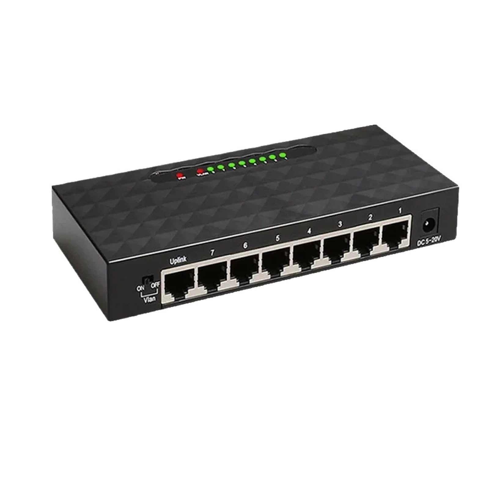 OSHZIKJII Gigabit Switch 8 5 Port 1000Mbps Ethernet Switch Network Switch RJ45 Injector(8 Port 1000Mbps)