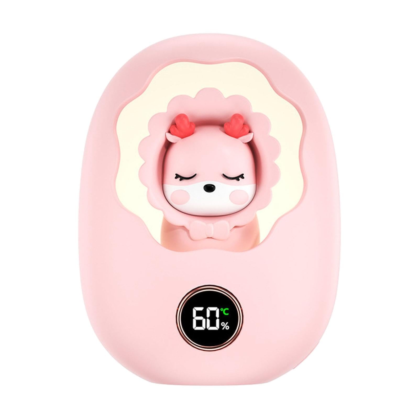 LOVIVER Chauffe-Mains électrique avec Batterie Externe, 5 réglages de température, idéal pour l'hiver et Le Camping.