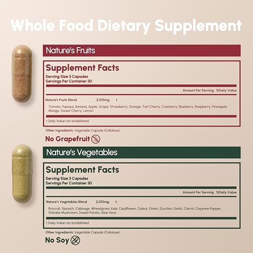 image for Equal Supplements Fruits and Vegetables Supplements | Fruit and Veggie