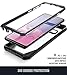 Poetic Galaxy S10 Plus Rugged Clear Case, Full-Body Hybrid Bumper Cover, Support Wireless Charging, Without Built-in-Screen Protector, Guardian Series, Case for Samsung Galaxy S10 Plus 2019, Black