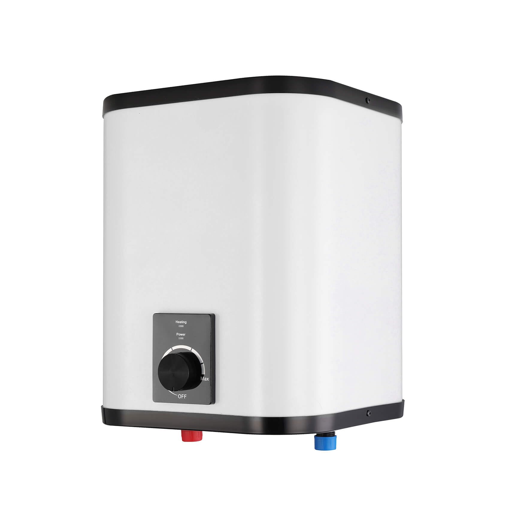 SIGO - Scaldacqua istantaneo 230 V, boiler elettronico compatto, ufficio, officina, casa vacanze, negozio, locali di servizio - Attacco inferiore, 6 l - 2000 W - NAPOLI Bianco