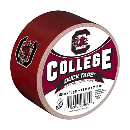 Duck Brand 240276 University of South Carolina College Logo Duct Tape, 1.88-Inch by 10 Yards, Single Roll
