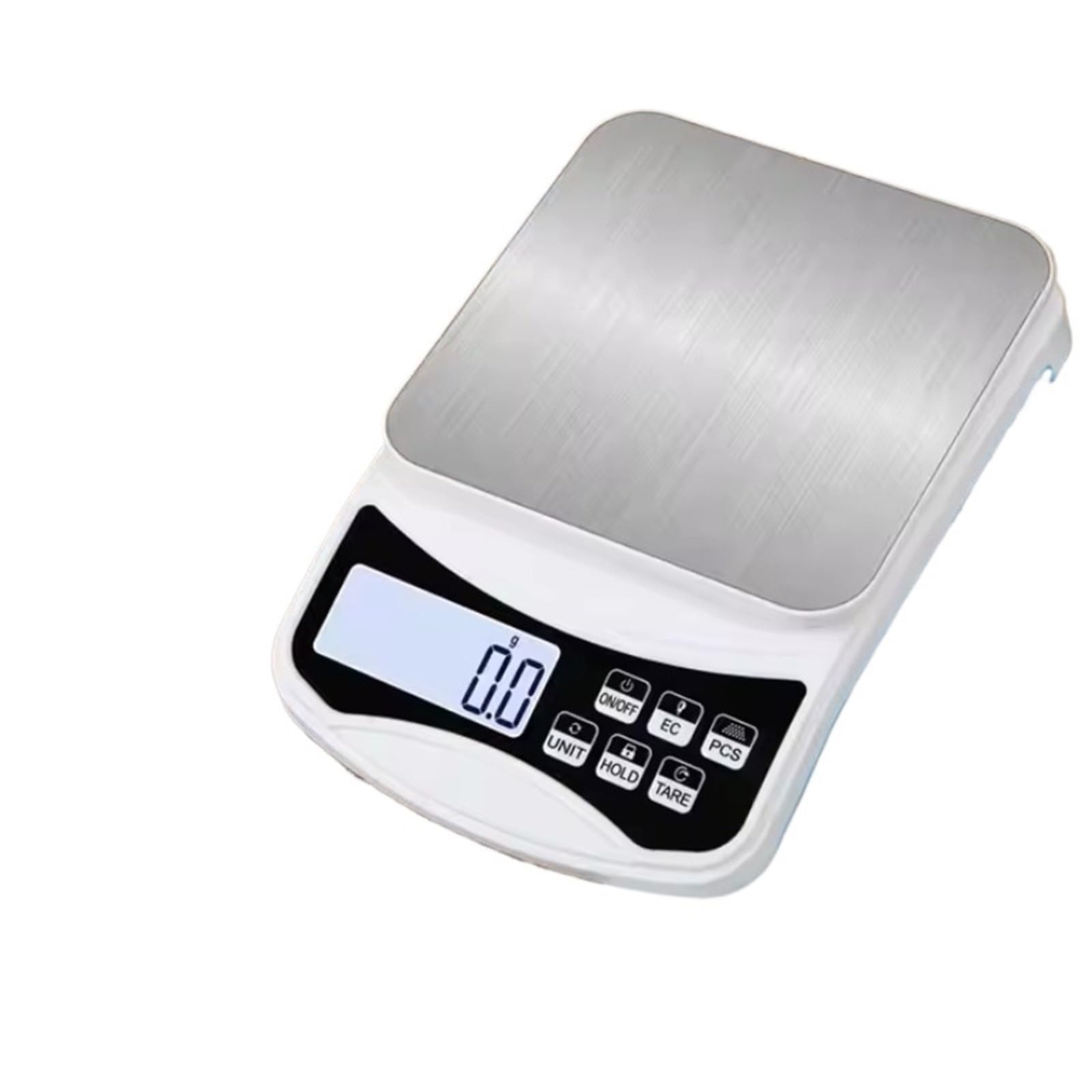Balance de cuisine numérique multifonction 5 kg/0,1 g, affichage haute précision, étanche, avec acier inoxydable(Usb0.1g-5kg)