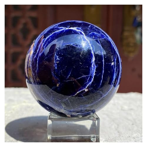 Sodalite Bleue d'exception, sphère en cristal de quartz naturel