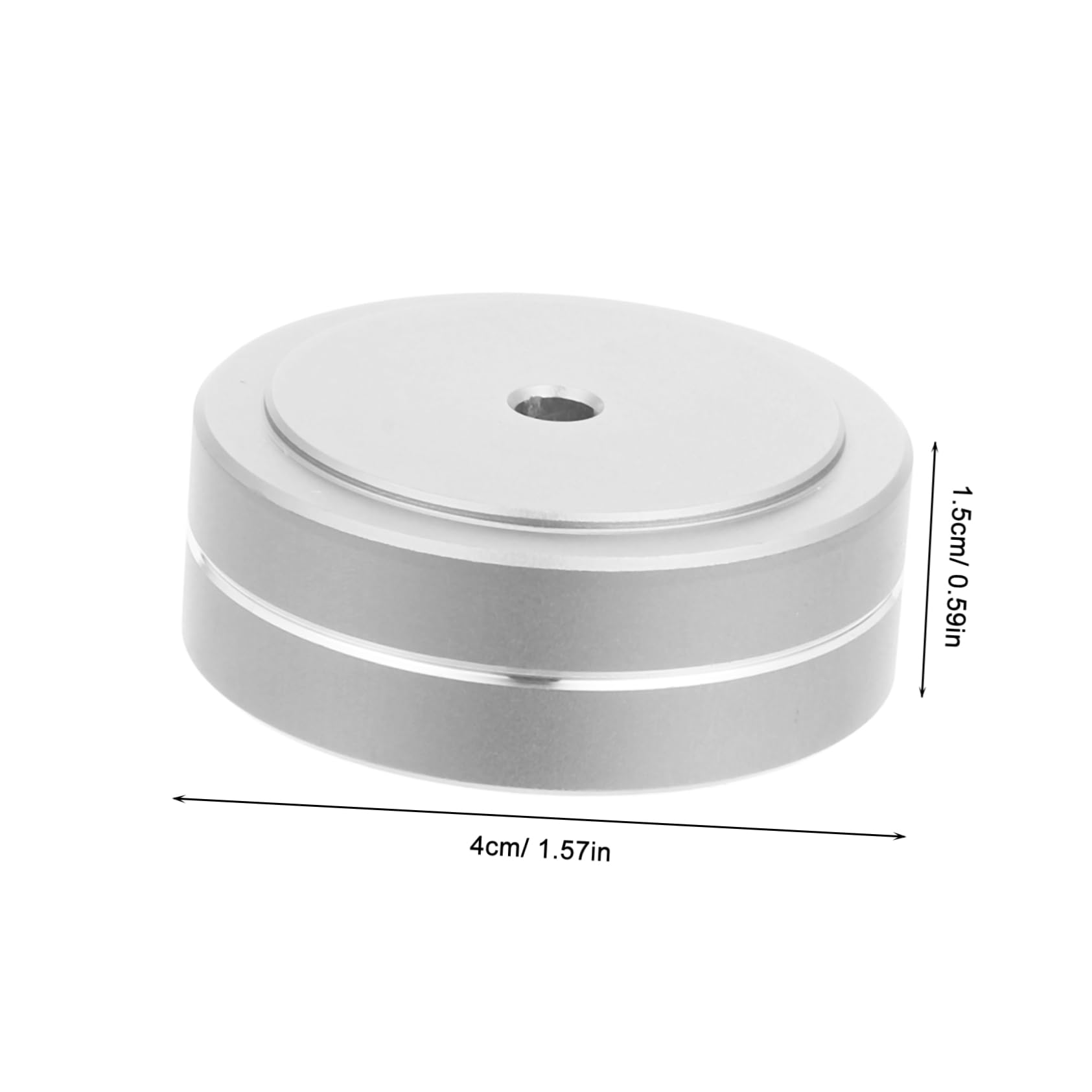 SUPVOX Speaker Isolation Feet Aluminum Vibration Dampening Pads for Amplifiers and Computer Cases Easy Tool Installation Noise Reduction Prevents Sliding