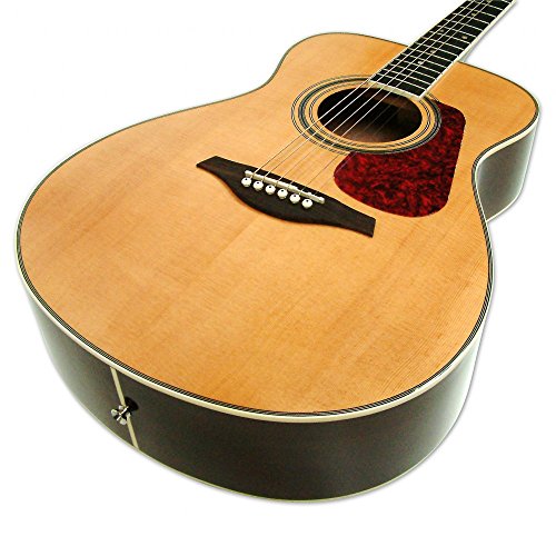 Vintage ® V300 Guitare Acoustique Série naturel - Les Beatles, Paul McCartney, John Lennon, RIngo Starr, George Harrison Vintage ® V300 Guitare Acoustique Série naturel – Image 4