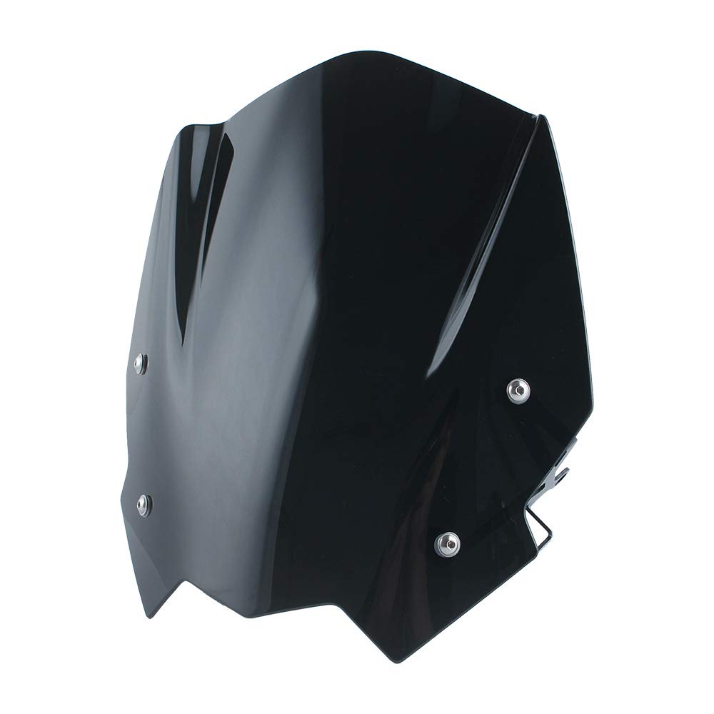 Protezione parabrezza moto Touring per G310R Deflettore parabrezza compatibile con G310 R G-310-R 2016 2017 2018 2019 2020 2021 2022 Accessori visiera (Nero)