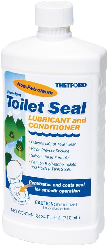 RV Toilet Seal Lube and Conditioner - Toilet Seal Lubricant - 24 oz - Thetford 36663