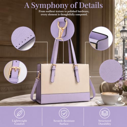 Image of Women Fashion Handbags Tote Bag Shoulder Bags Top Handle Satchel Purse Set