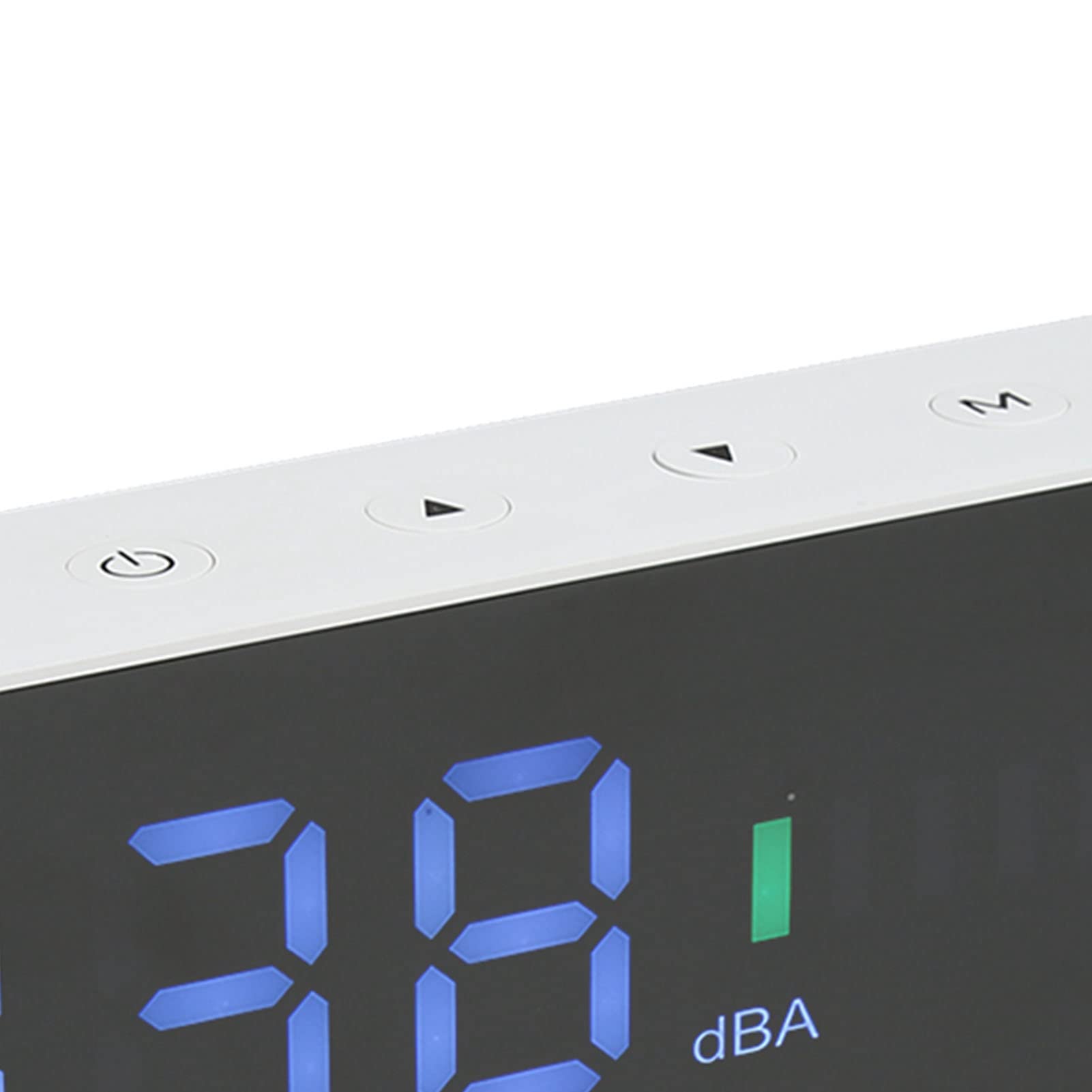 Wall Mounted Sound Level Meter 30?130dB 11in Multifunctional Digital Display Decibel Meter for Classroom, Precision Machined??????, 4 in 1