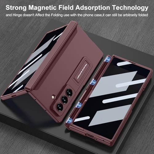 Coque Samsung Z Fold 7 antichoc avec protège-écran de confidentialité anti-espion - 4