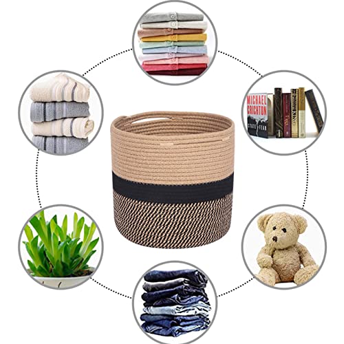 KMERCE Large Braided Plant Basket, Flower Pot Basket 30 cm Diameter, Planters for Indoor Plants Indoor Flower Basket - Image 4