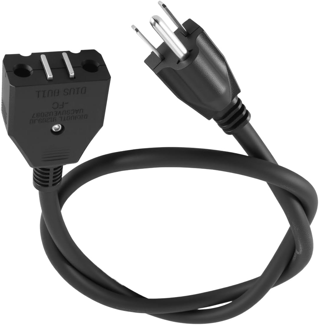 9001110003 Break-Away Magnet Power Cord Fits for Masterbuilt 20010109, 23010711, 23012411, 20010309, 23011211, 23010811 Electric Frying Pan, 8L / 10L,2011 & Older