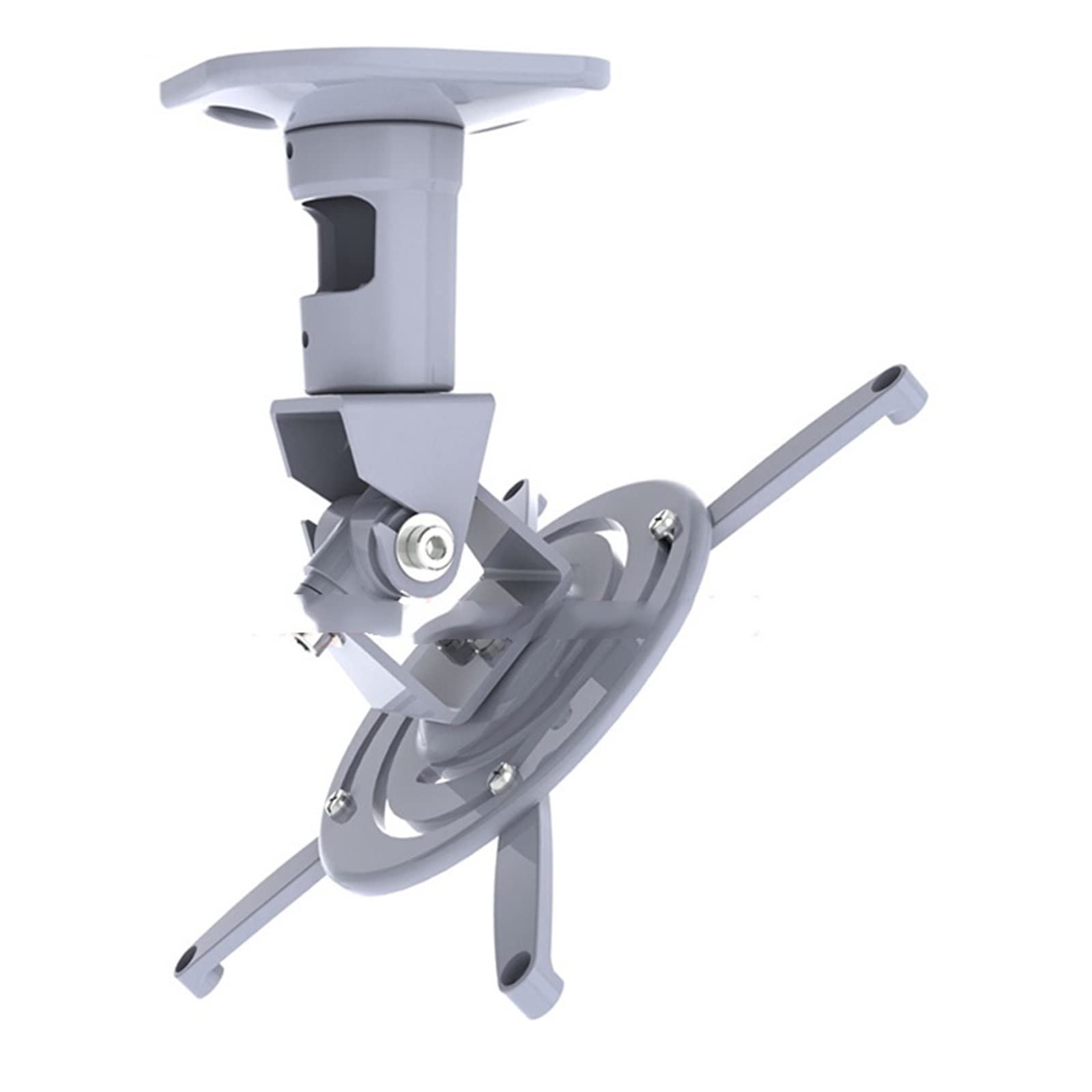 Support de projecteur orientable au plafond en alu silver