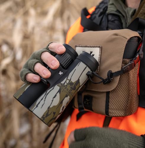Image of Vortex Crossfire HD 10x42 Binoculars (Mossy Oak Bottomland) - HD Optical System, Tripod Adaptable, Rubber Armor, Waterproof, Fogproof, Shockproof, Included GlassPak - Unlimited, Unconditional Warranty