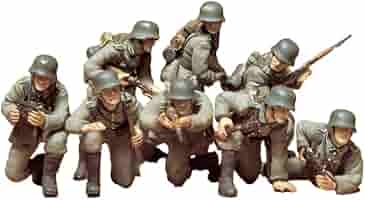 (未使用･未開封品)　タミヤ 1/35 ミリタリーミニチュアシリーズ No.30 ドイツ陸軍 歩兵 突撃 セット プラモデル 35030 sdt40b8 タミヤ 1/35 ミリタリーミニチュア No.030 ドイツ 歩兵突撃