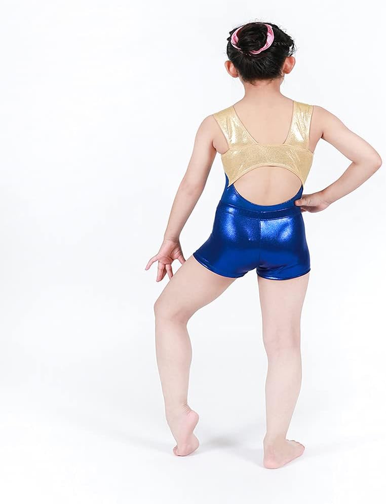 Aosva Little Big Girls' Sparkle Dance Tumbling Athletic Gymnastics Short 2-14Years - Image 5