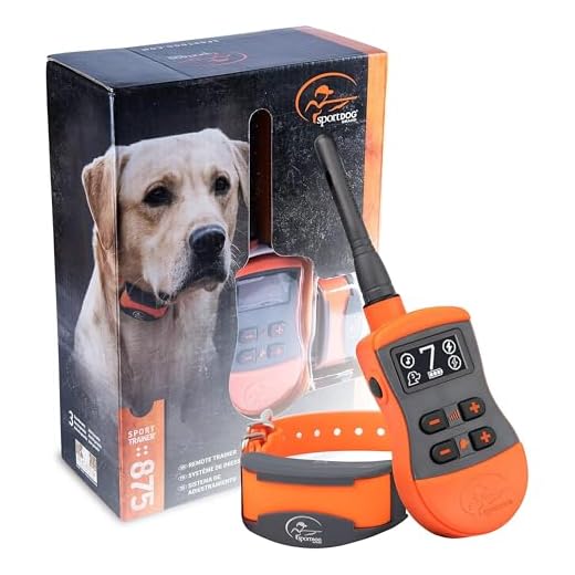SportDog - SD-425 - SDR-AF Two Dog Field Trainer | Dog Training Collar SportDOG Brand SportTrainer Remote Trainers - Bright, Easy to Read OLED Screen - Waterproof, Rechargeable Dog Training Collar with Tone, Vibration, and Static, 1/2 Mile Range - 3 Dog Expandable