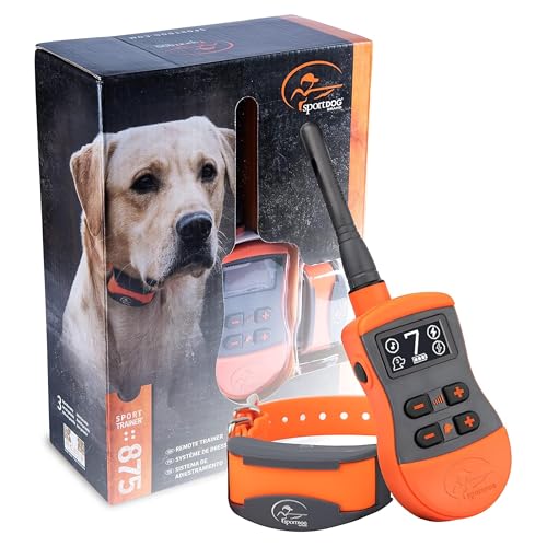 SportDOG SportTrainer Remote Trainer - Reliable Off-Leash Control - OLED Screen - Waterproof Dog Training Collar - Rechargeable E-Collar - 1/2 Mile-Range - Orange