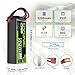 OVONIC Lipo Battery 11.1V 80C 5200mAh 3S Battery with Dean-Style T Plug Hardcase Battery for RC Car Boat Truck Helicopter Airplane Racing Models(2 Packs)(with Lipo Voltage Checker)