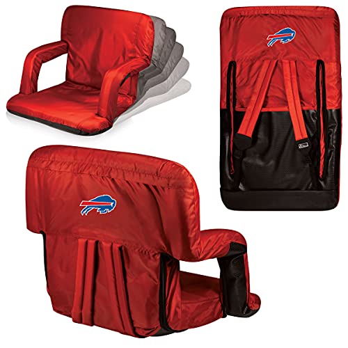 Image of PICNIC TIME Red Buffalo Bills Ventura Seat Portable Recliner Chair
