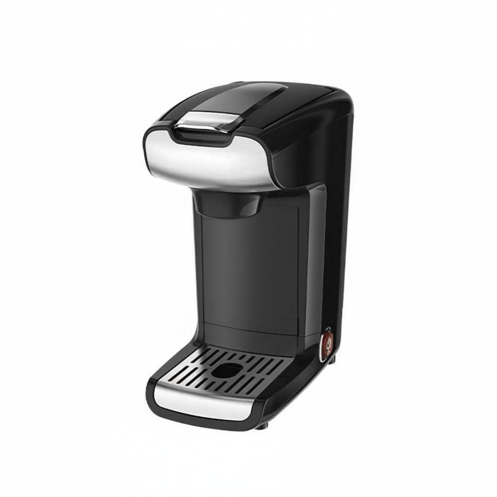 predolo Cafetera de Cápsulas y Café Molido Diseño Compacto Cafetera Eléctrica Monodosis Apagado Automático para Cocina, Oficina