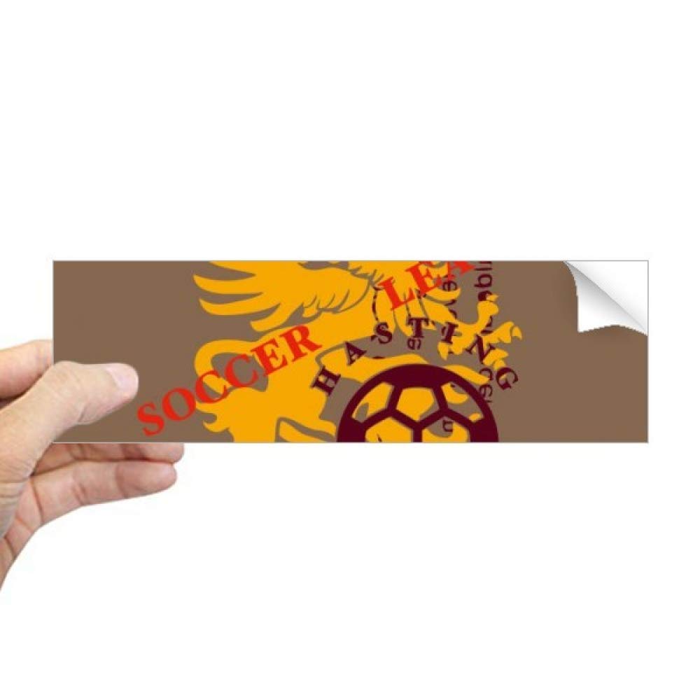 Autocollant fenêtre dragon football médiéval pour chambre ado