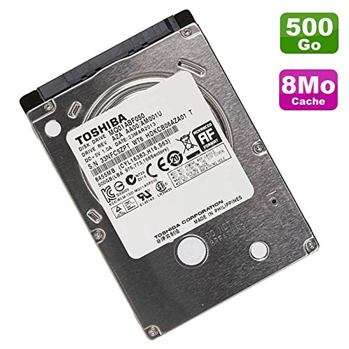 Preisvergleich Produktbild Festplatte 500GB sata 2.5" Toshiba MQ01ABF050 5400rpm Laptop 8Mo