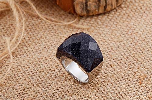 Image of HIJONES Men Women Stainless Steel Cubic Zirconia Royal Crystal Rings Wrap Band Cocktail Style