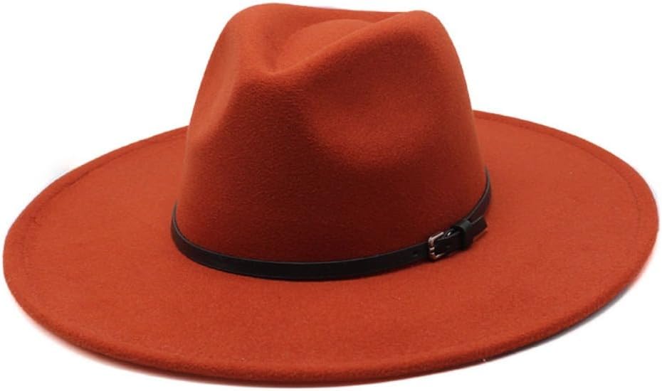 Classic Wool Fedora Hat, White with Black Band
