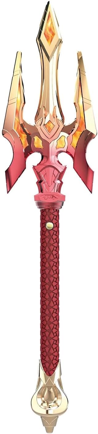 EUPHORIA Kids Pretend Toy Weapon Suit Sword Set Toys with Sound & Light (Red)