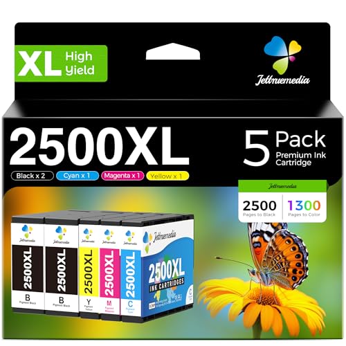 Cartouche encre 2500XL Canon compatible Maxify : évitez les pannes d'encre avec ce pack de 5