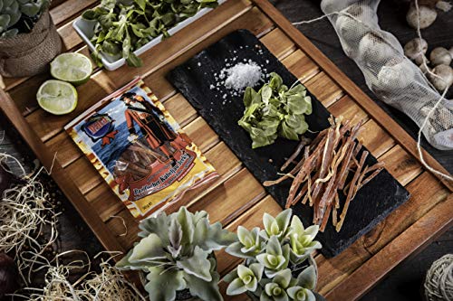 Pacific Cod Jerky - Gerookt (pak van 6 x 36 g) Natuurlijke snack Gedroogd en gezouten I Koolhydraatarm I Eiwitrijk I… - Afbeelding 3