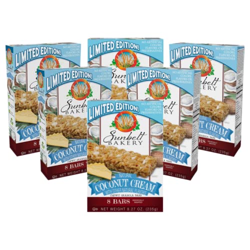 Sunbelt Bakery Coconut Cream Seasonal Chewy Granola Bars, 6 Boxes #TOP11