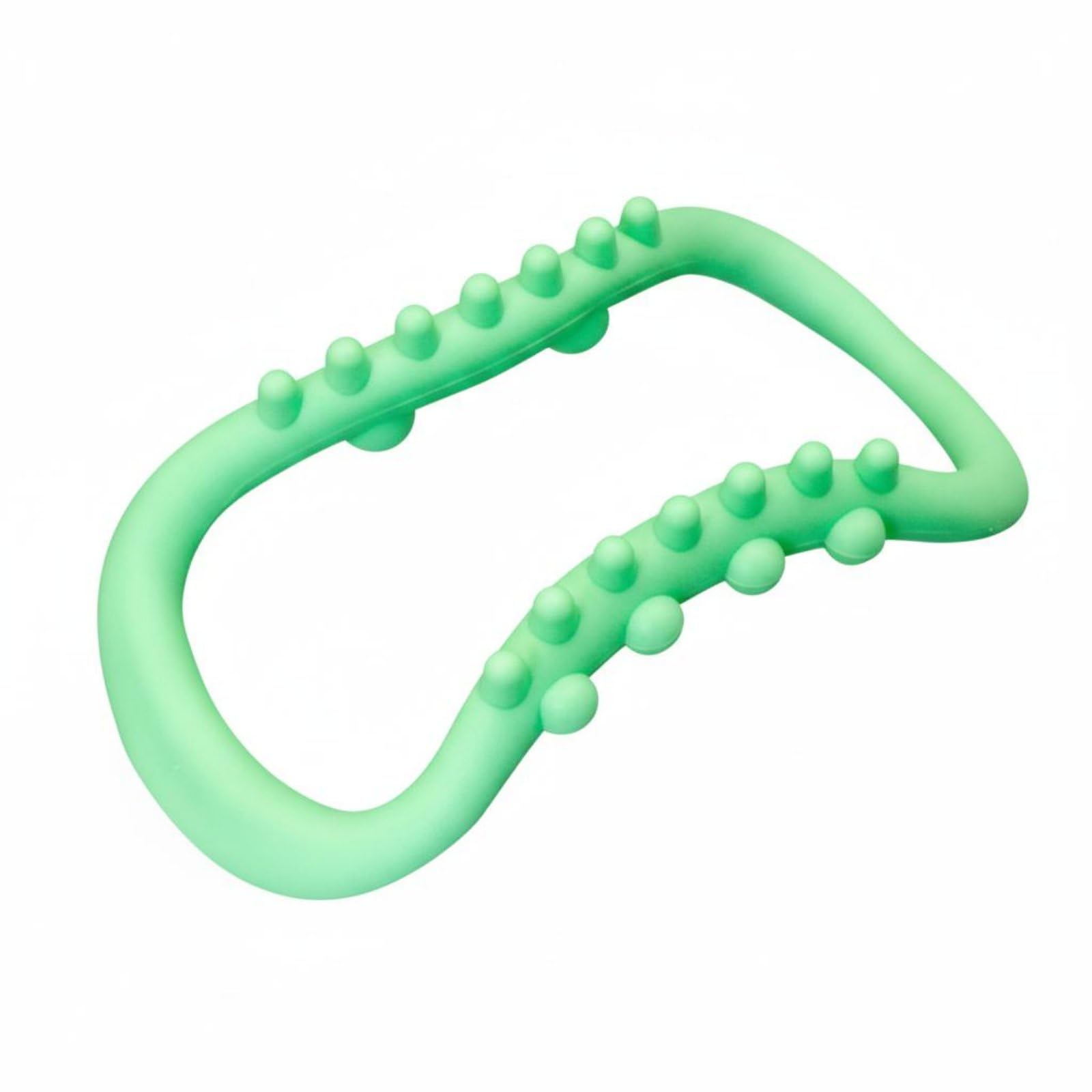 Multi-Functional Pilates Circle Ergonomic Design Figure 8 Exercise Loop Back Opening Stretcher for Athletes, Office Workers, Home Gym, Workout Recovery, Green-image-46