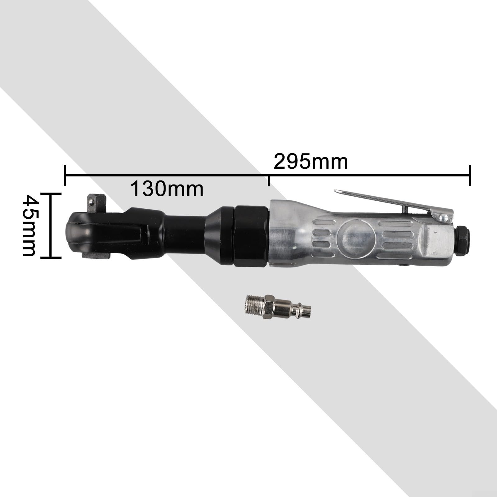 Llave Carraca Neumática 1/2" 90Nm Metal Duradera(1/2 US)