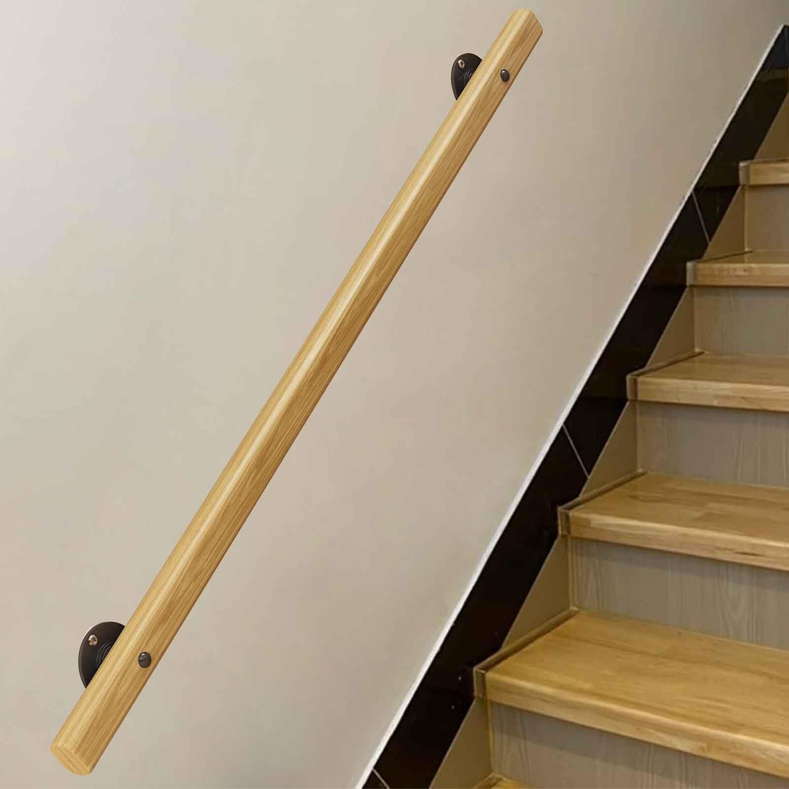 Rambarde d'escalier antidérapante en bois de 450cm pour éviter les chutes