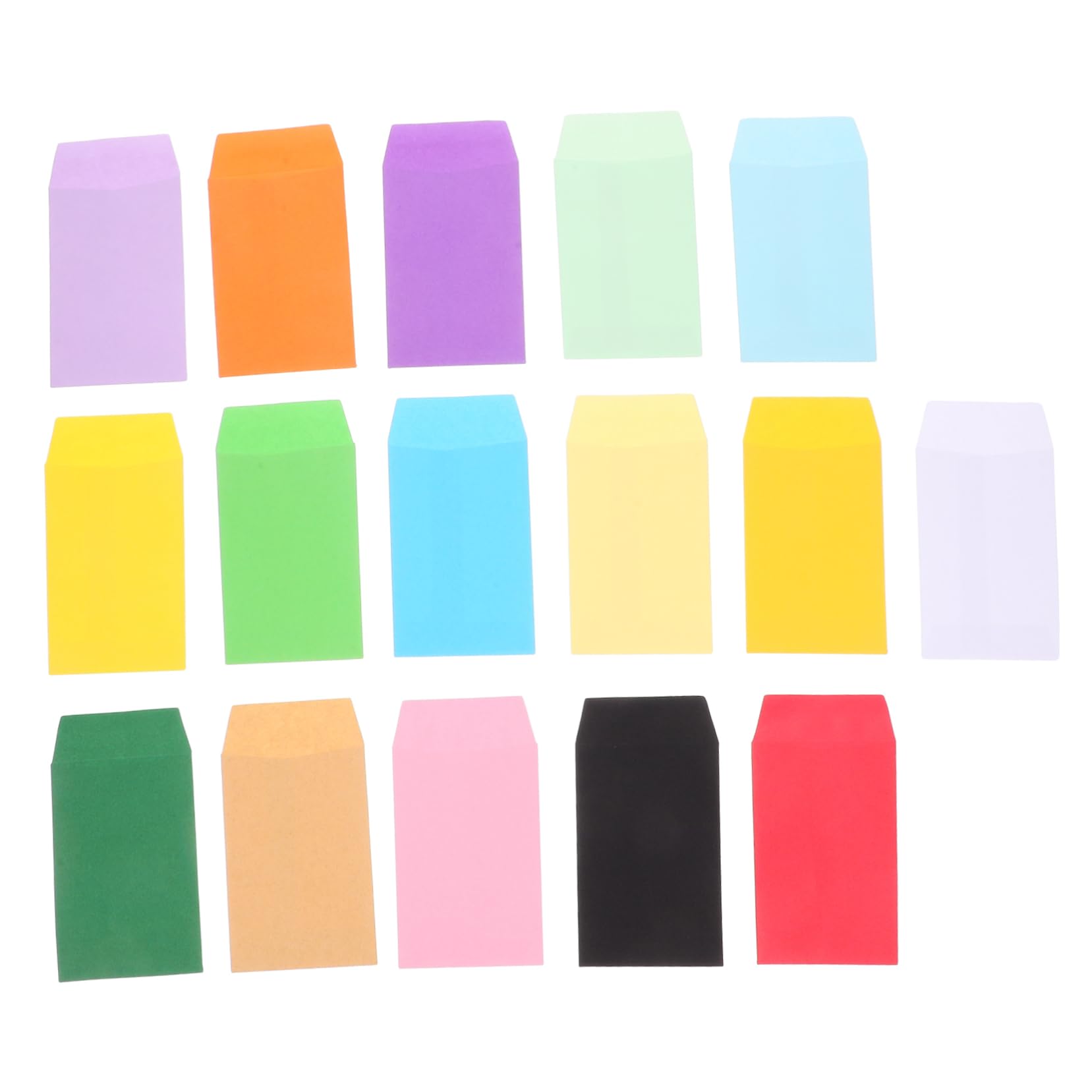 TOPBATHY 5 Series Sobre De Semillas Suministros Escolares Sobres Lista Diminuto Pequeño Paquetes De Almacenamiento Pequeñas Bolsas De Papel Sobre De Almacenamiento De Papel 160 Piezas X 5