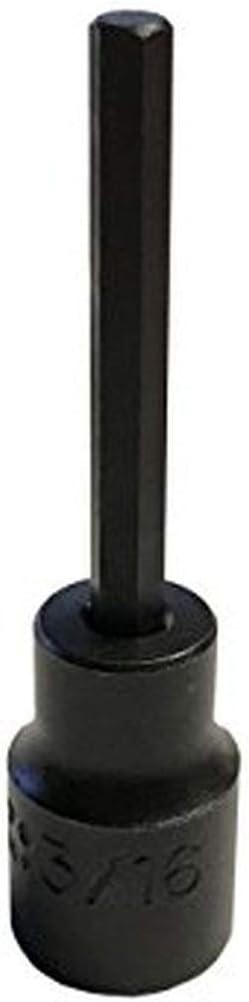 Stanley Proto J72903/16 3/8" Drive Hex Bit Impact Socket, 3/16"