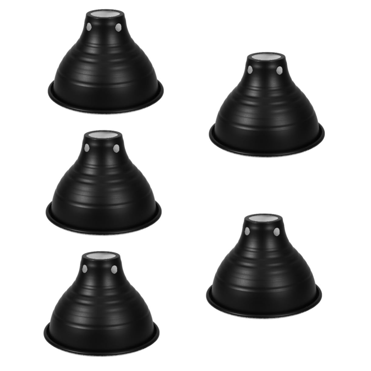 VOSAREA 5pièces Abat-Jour Chauffant pour Terrarium Couverture Isolante pour Lampes Reptiles Installation Facile Et Économie Énergie pour Lézards Serpents Et Amphibiens