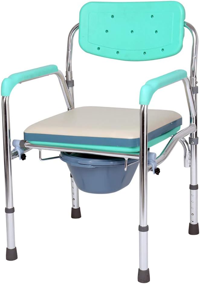 HSRG Folding Commode Chair for Toilet with Arm,Portable